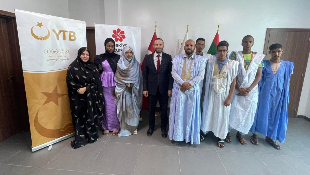 Türkiye'de Burslu Öğrenim Hakkı Kazanan Öğrencilerle Oryantasyon Toplantısı Yapıldı.